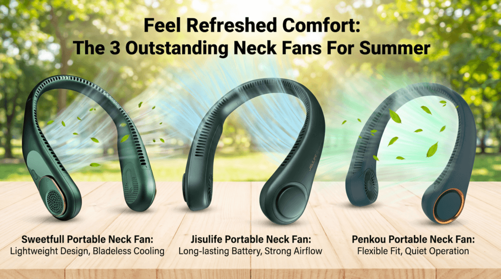 Feel Refreshed Comfort: The 3 Outstanding Neck Fans For Summer
